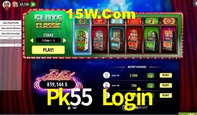 Integração de APIs Pk55 Login